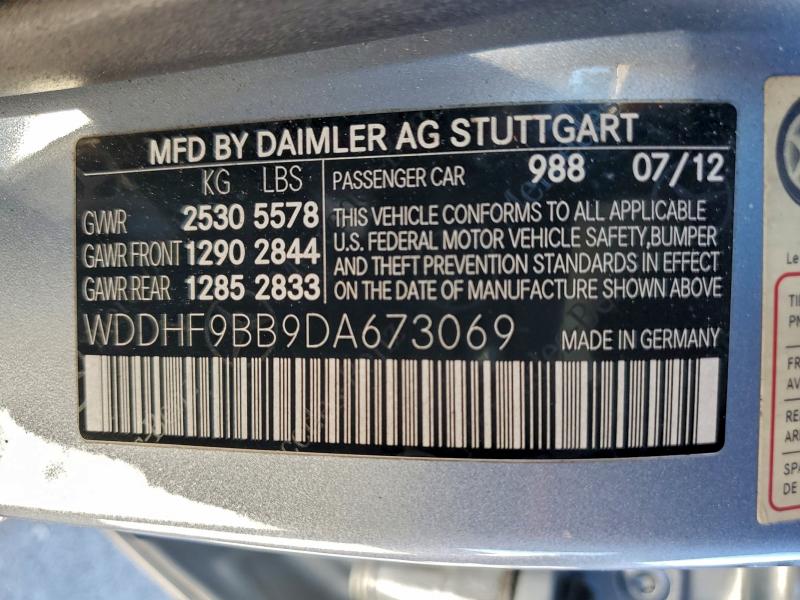 Aukcja sprzedaży 2013 Mercedes-benz E 550 4mat, vin: WDDHF9BB9DA673069, numer aukcji: 96377645