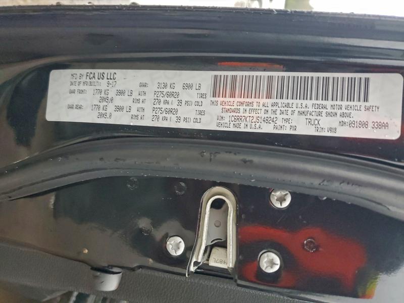 94984575 :رقم المزاد ، 1C6RR7KT2JS148242 vin ، 2018 Ram 1500 مزاد بيع