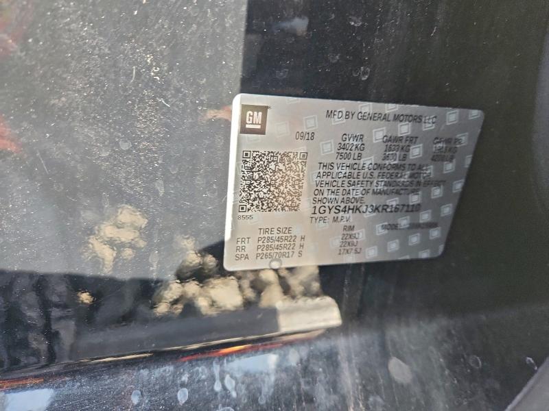 Aukcja sprzedaży 2019 Cadillac Escalade E, vin: 1GYS4HKJ3KR167110, numer aukcji: 95339705