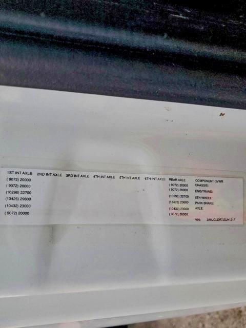 Aukcja sprzedaży 2018 Freightliner Cascadia 1, vin: 3AKJGLDR7JSJH1217, numer aukcji: 95519865