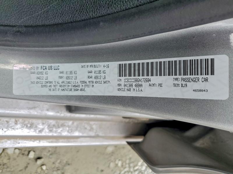 Aukcja sprzedaży 2016 Chrysler 200 C, vin: 1C3CCCCB8GN172684, numer aukcji: 95399905