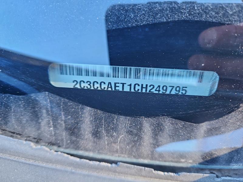 95495275 :رقم المزاد ، 2C3CCAET1CH249795 vin ، 2012 Chrysler 300c مزاد بيع
