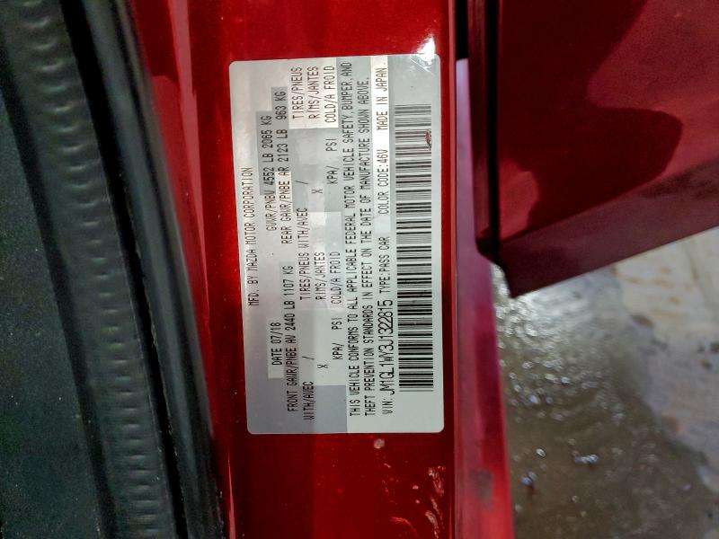 96205595 :رقم المزاد ، JM1GL1WY3J1322815 vin ، 2018 Mazda 6 مزاد بيع