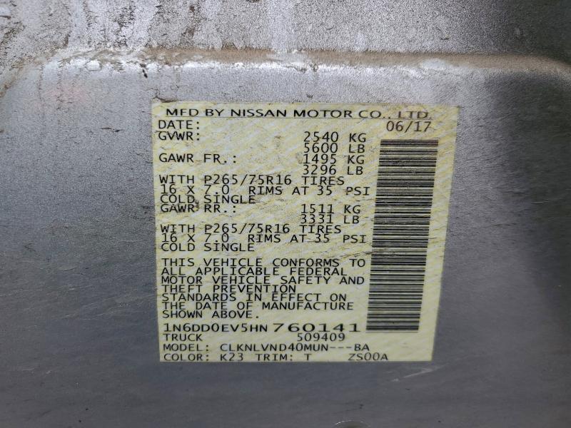 Продажа на аукционе авто 2017 Nissan Frontier, vin: 1N6DD0EV5HN760141, номер лота: 95948695
