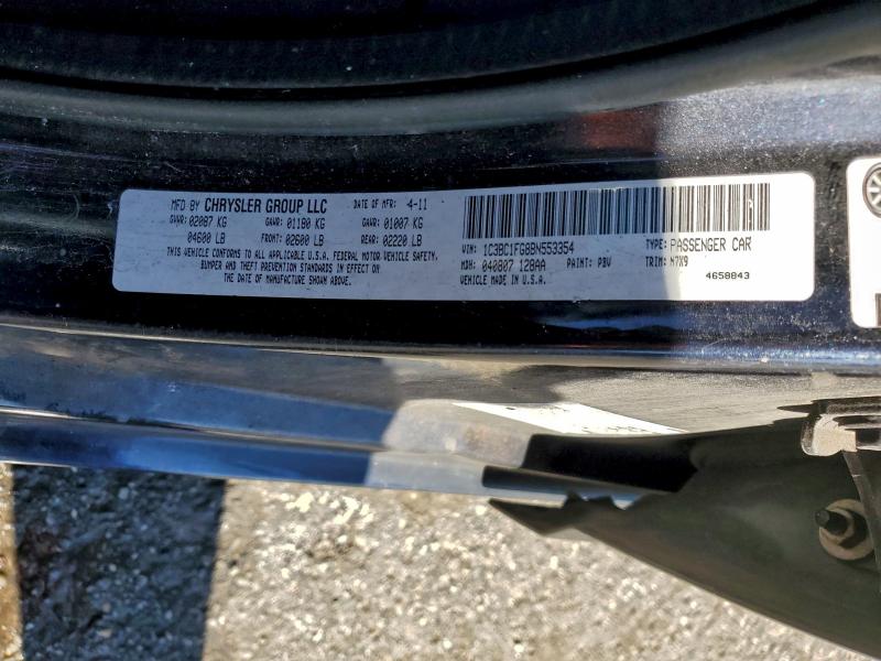 Продажа на аукционе авто 2011 Chrysler 200, vin: 1C3BC1FG8BN553354, номер лота: 95972865