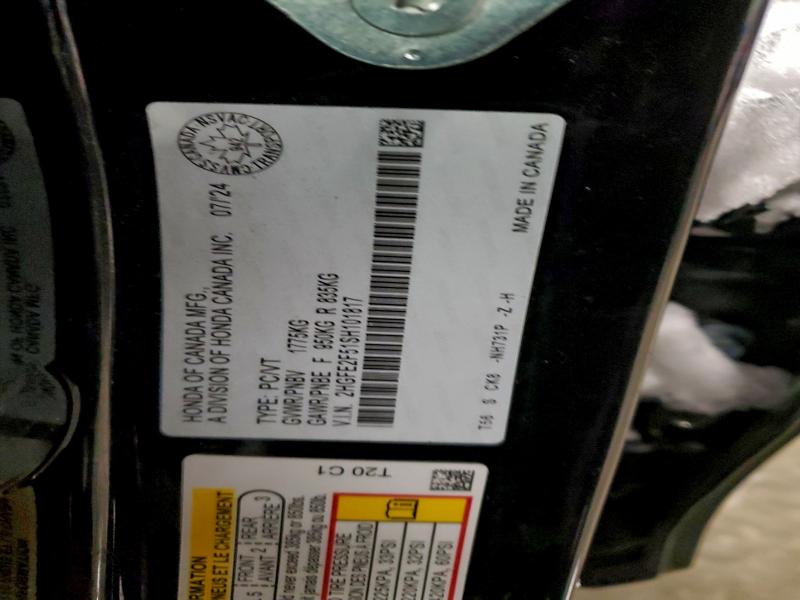 94860705 :رقم المزاد ، 2HGFE2F51SH101817 vin ، 2025 Honda Civic مزاد بيع