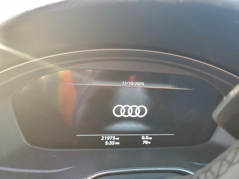 96610615 :رقم المزاد ، WAUDACF5XSA009107 vin ، 2025 Audi A5 مزاد بيع