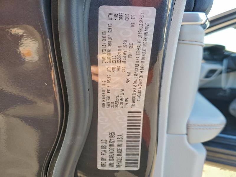 Aukcja sprzedaży 2021 Jeep Grand Cherokee, vin: 1C4RJKDG1M8211965, numer aukcji: 94167435