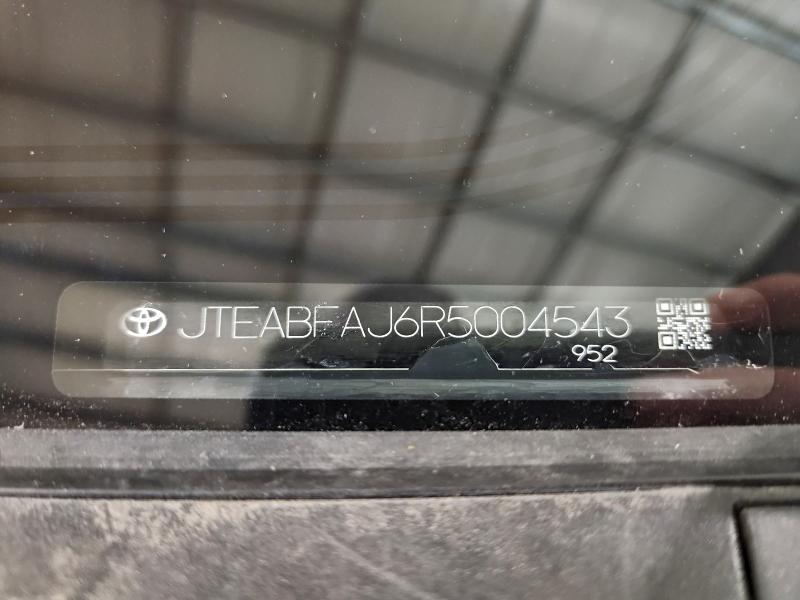 2024 Toyota Land Cruiser მანქანა იყიდება აუქციონზე, vin: JTEABFAJ6R5004543, აუქციონის ნომერი: 85271575