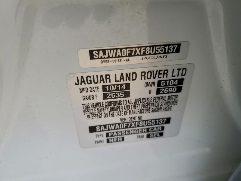 Продаж на аукціоні авто 2015 Jaguar Xf 3.0 Spo, vin: SAJWA0F7XF8U55137, номер лоту: 98931225