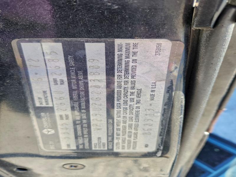1972 Dodge Charger მანქანა იყიდება აუქციონზე, vin: WP29U2G203809, აუქციონის ნომერი: 95484345