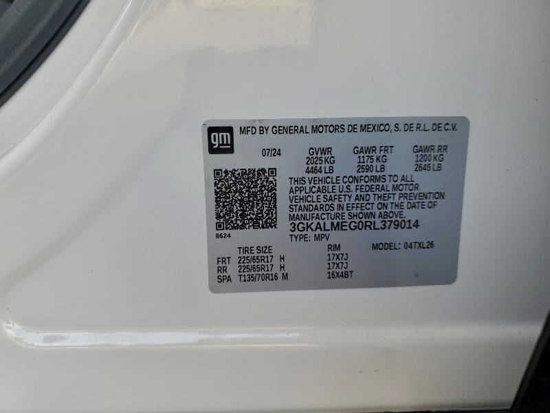 Aukcja sprzedaży 2024 Gmc Terrain, vin: 3GKALMEG0RL379014, numer aukcji: 97854645