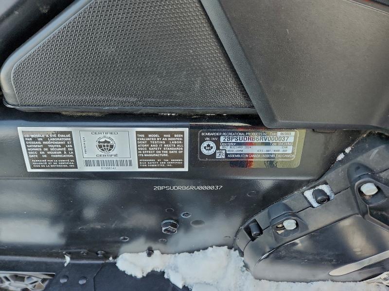 96966265 :رقم المزاد ، 2BPSUDRB6RV000037 vin ، 2024 Ski Doo Mxz مزاد بيع