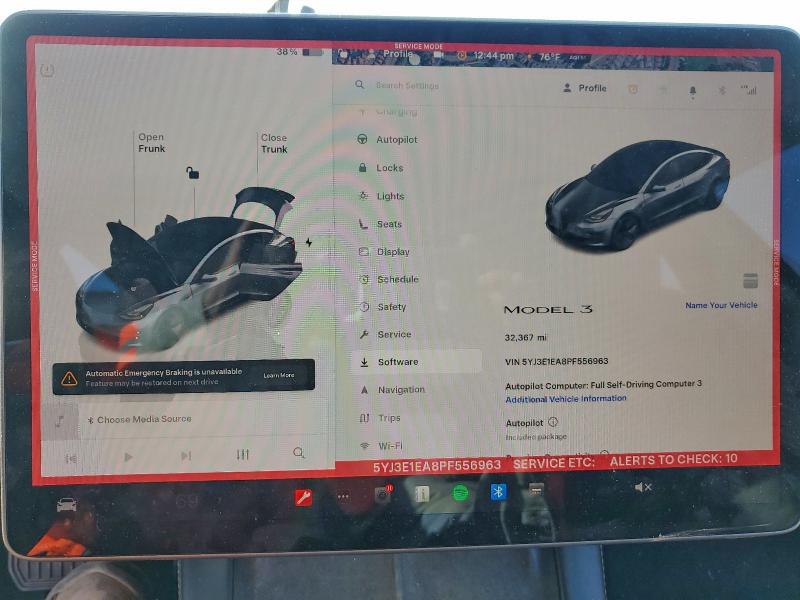 Продажа на аукционе авто 2023 Tesla Model 3, vin: 5YJ3E1EA8PF556963, номер лота: 97106355