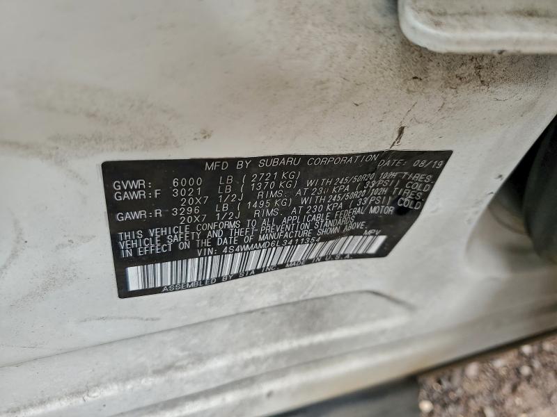 Aukcja sprzedaży 2020 Subaru Ascent, vin: 4S4WMAMD6L3411354, numer aukcji: 97222745