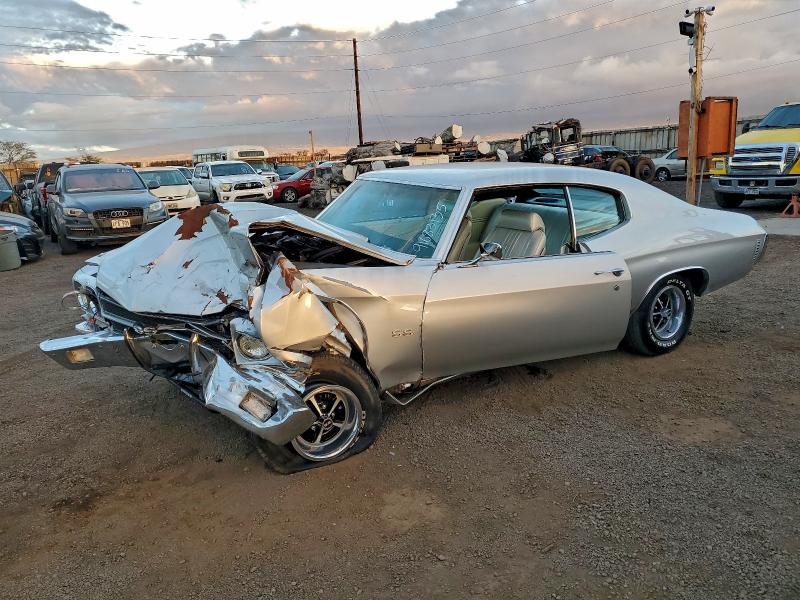 91683135 :رقم المزاد ، 136370L163779 vin ، 1970 Chevrolet Chevell Ss مزاد بيع