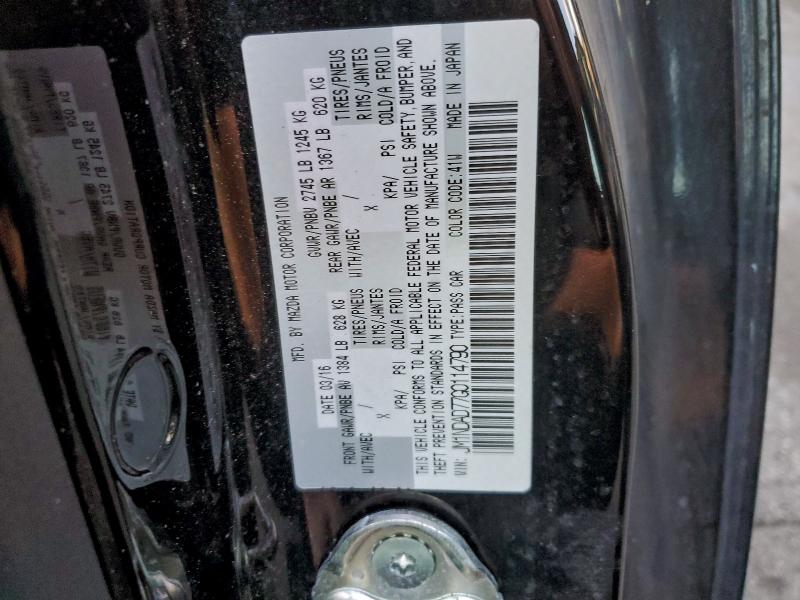 Продаж на аукціоні авто 2016 Mazda Mx-5 Miata, vin: JM1NDAD77G0114790, номер лоту: 95742735
