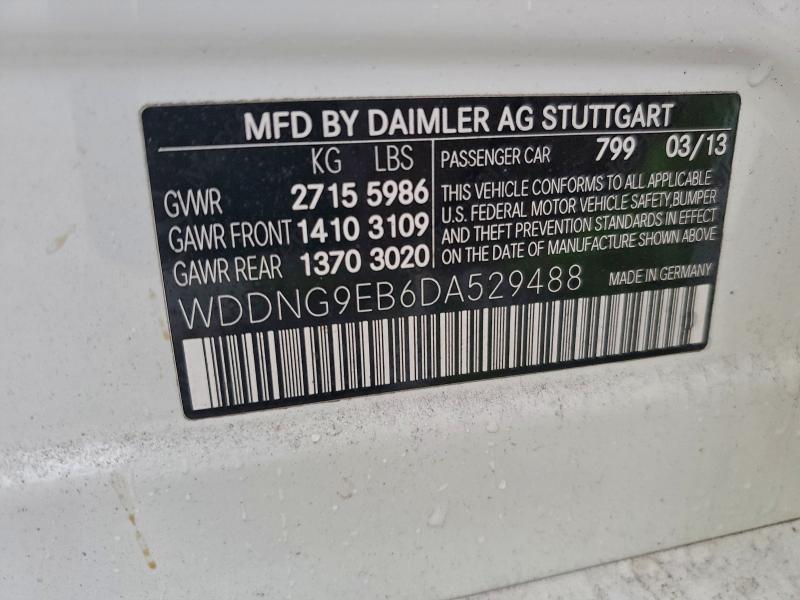 Aukcja sprzedaży 2013 Mercedes-benz S 550 4mat, vin: WDDNG9EB6DA529488, numer aukcji: 98414815