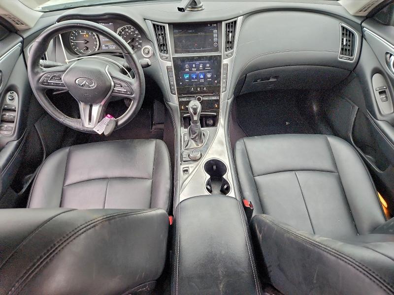 2019 Infiniti Q50 Luxe მანქანა იყიდება აუქციონზე, vin: JN1EV7AP6KM543279, აუქციონის ნომერი: 96596615