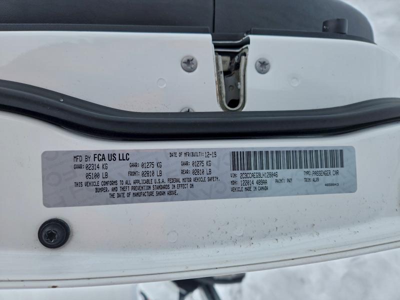 2020 Chrysler 300 მანქანა იყიდება აუქციონზე, vin: 2C3CCAEG9LH128046, აუქციონის ნომერი: 93712595