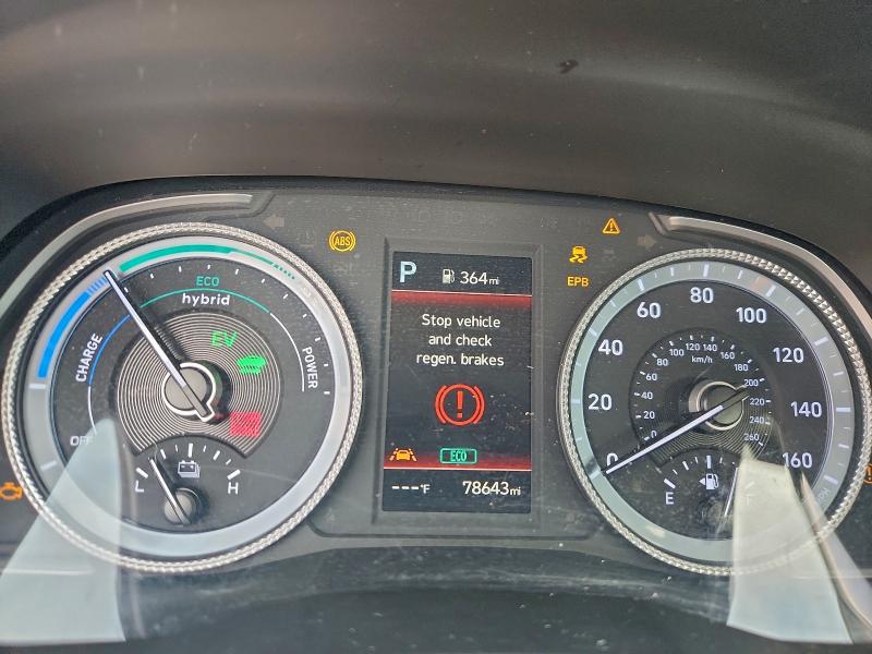 97623645 :رقم المزاد ، KMHL34JJ0NA046413 vin ، 2022 Hyundai Sonata Hyb مزاد بيع