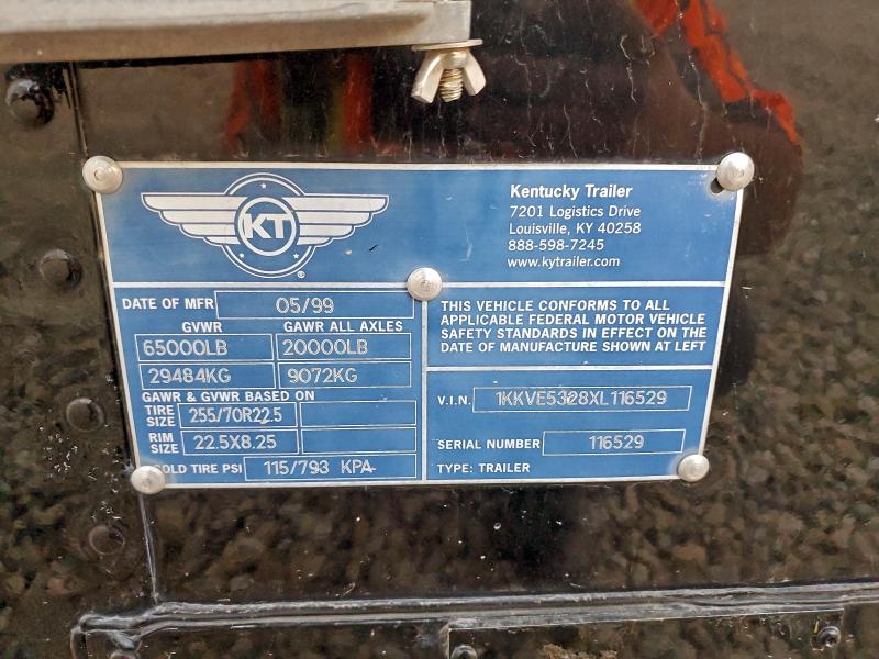 Продажа на аукционе авто 1999 Kentucky Unknown, vin: 1KKVE5328XL116529, номер лота: 94932595