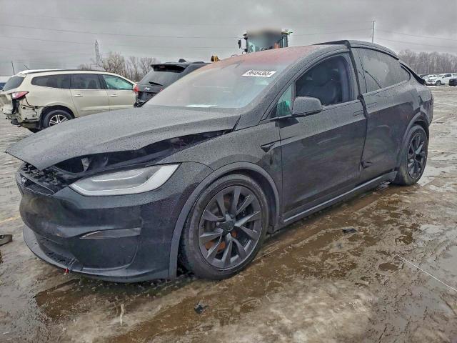 96484365 :رقم المزاد ، 7SAXCBE64NF341055 vin ، 2022 Tesla Model X مزاد بيع