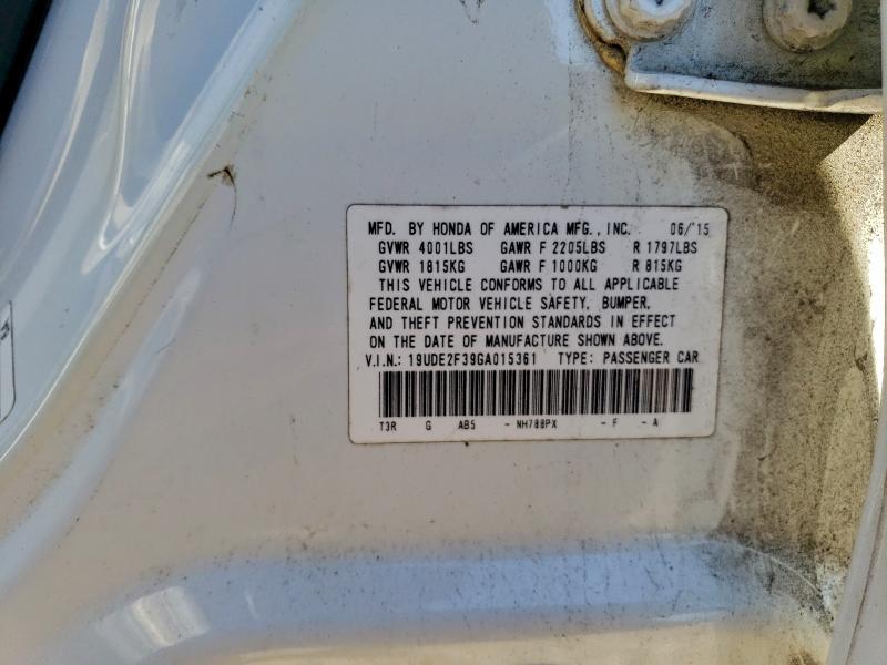 Aukcja sprzedaży 2016 Acura Ilx, vin: 19UDE2F39GA015361, numer aukcji: 94641555