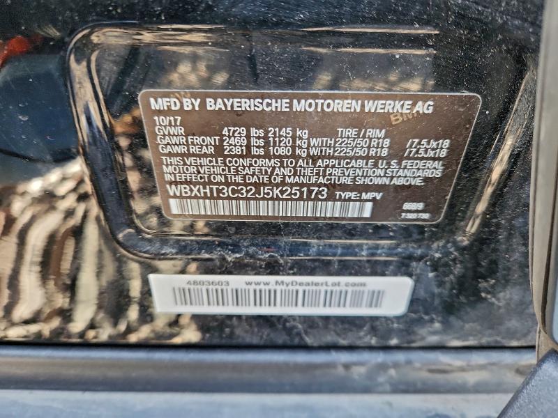 Продаж на аукціоні авто 2018 Bmw X1, vin: WBXHT3C32J5K25173, номер лоту: 94985435