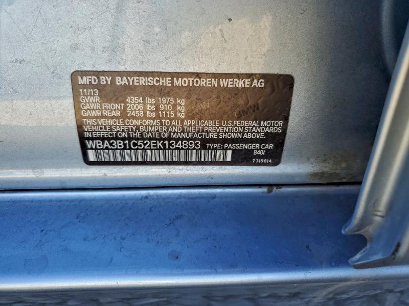 97158655 :رقم المزاد ، WBA3B1C52EK134893 vin ، 2014 Bmw 320 I مزاد بيع
