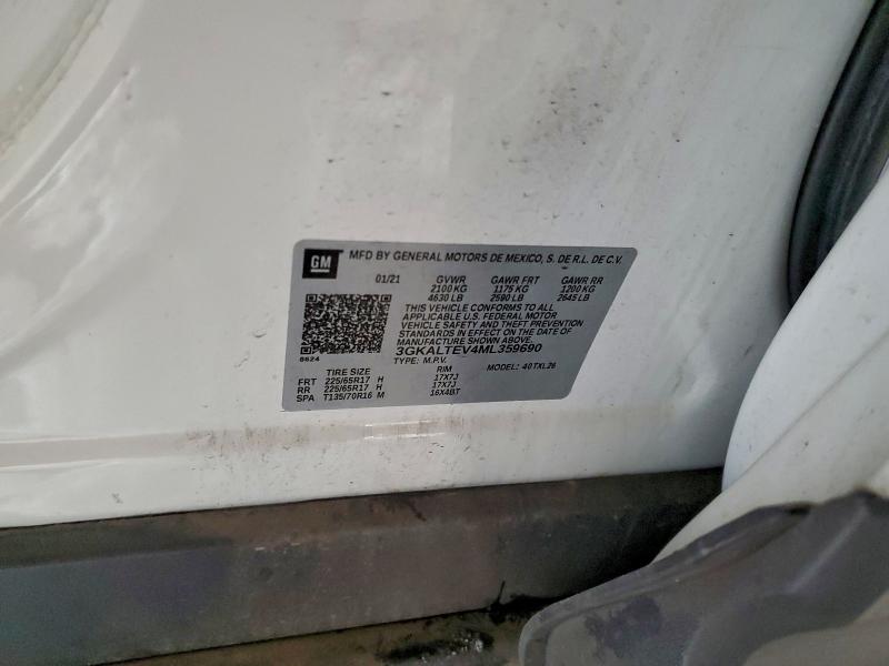 Продажа на аукционе авто 2021 Gmc Terrain, vin: 3GKALTEV4ML359690, номер лота: 94082005