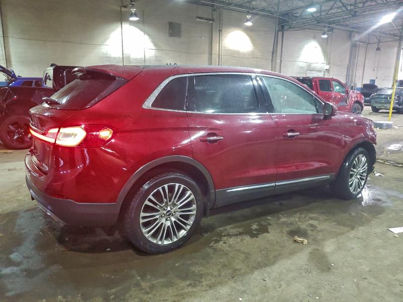 97768205 :رقم المزاد ، 2LMTJ8LR9GBL57155 vin ، 2016 Lincoln Mkx Reserv مزاد بيع