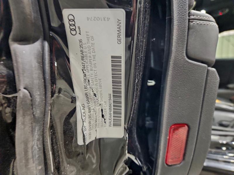 Aukcja sprzedaży 2021 Audi A4, vin: WAUEAAF48MA019444, numer aukcji: 95724395