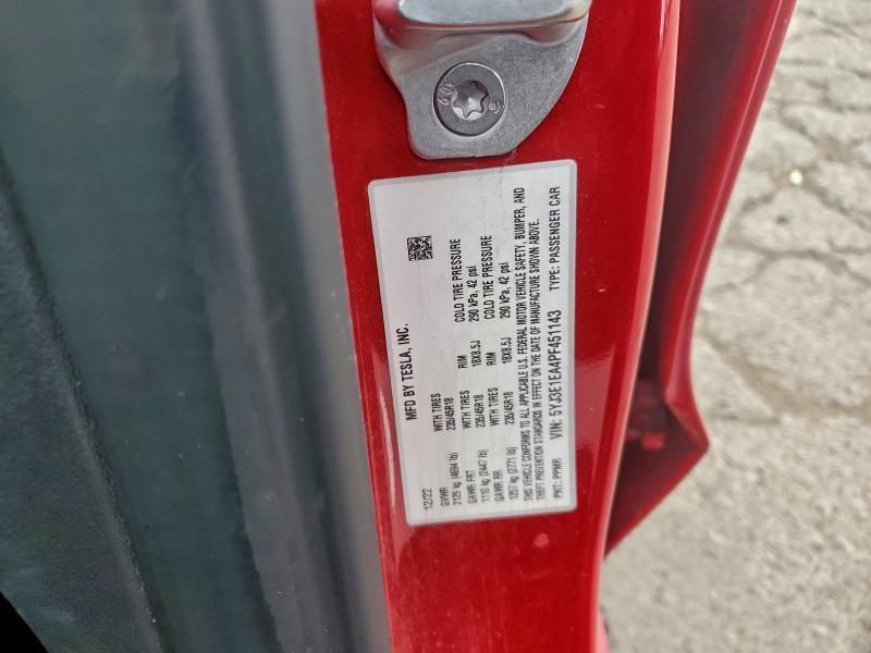 Aukcja sprzedaży 2023 Tesla Model 3, vin: 5YJ3E1EA4PF451143, numer aukcji: 97158565