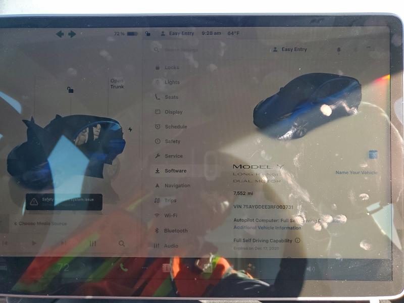 Продажа на аукционе авто 2024 Tesla Model Y, vin: 7SAYGDEE3RF003731, номер лота: 95906715