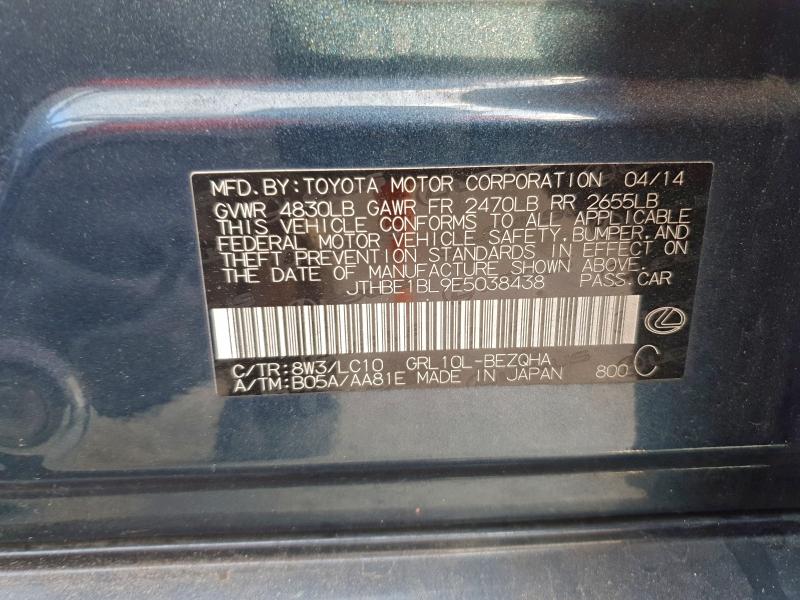 Продаж на аукціоні авто 2014 Lexus Gs 350, vin: JTHBE1BL9E5038438, номер лоту: 97879365