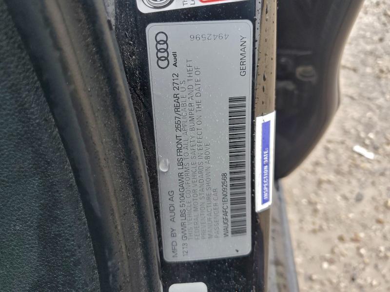 Aukcja sprzedaży 2014 Audi A6, vin: WAUGFAFC1EN092568, numer aukcji: 96979505
