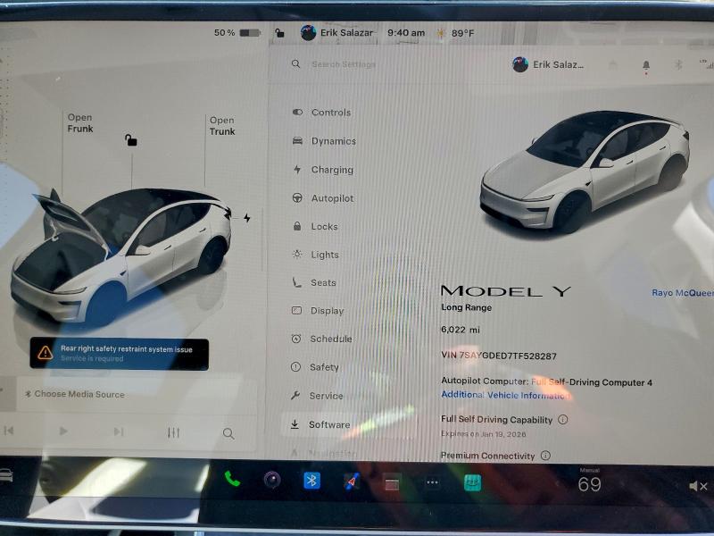 Aukcja sprzedaży 2026 Tesla Model Y, vin: 7SAYGDED7TF528287, numer aukcji: 96697075