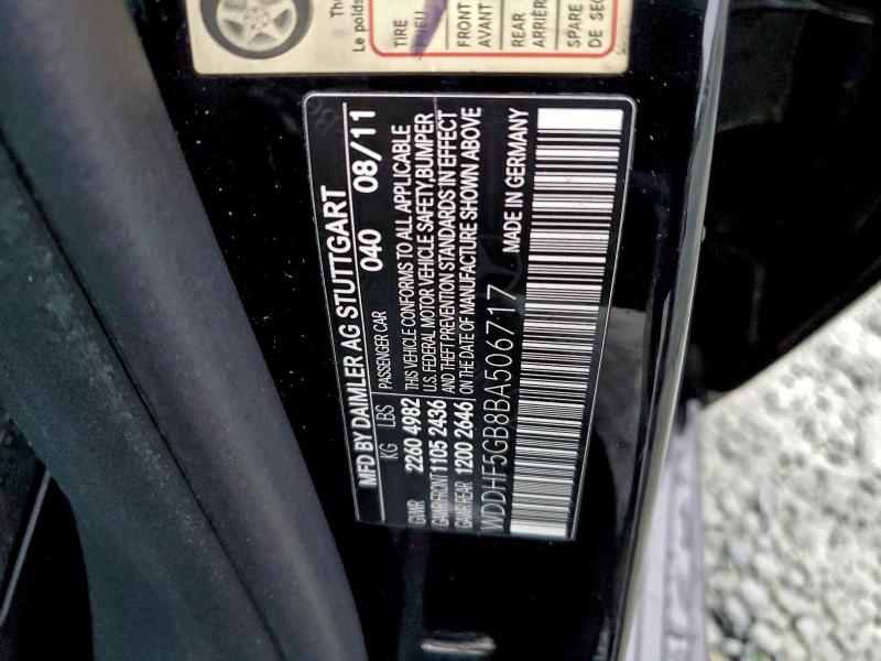 Aukcja sprzedaży 2011 Mercedes-benz E, vin: WDDHF5GB8BA506717, numer aukcji: 95031585