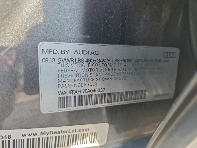 Продажа на аукционе авто 2014 Audi A4, vin: WAUFFAFL7EA045337, номер лота: 95878875