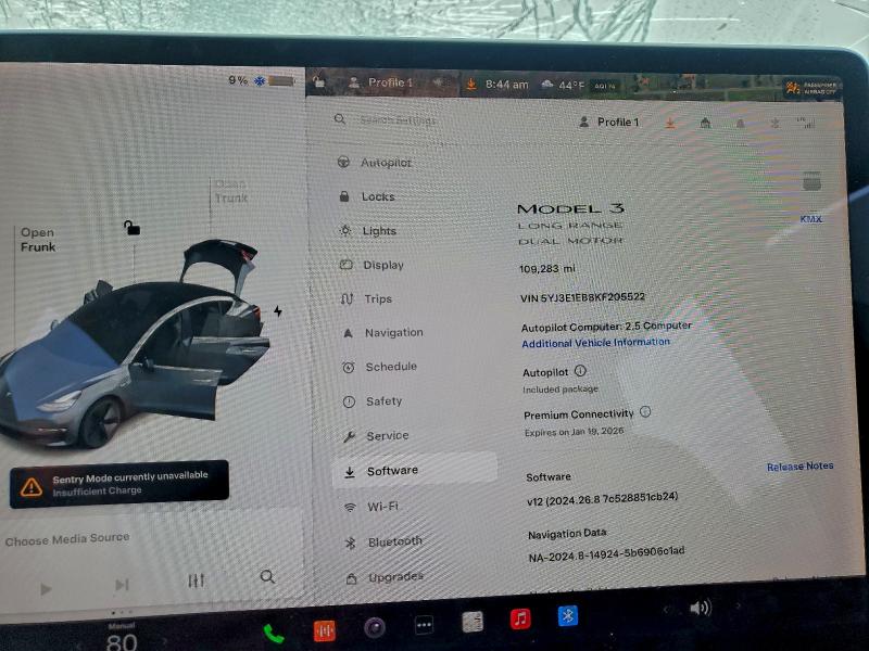 Продаж на аукціоні авто 2019 Tesla Model 3, vin: 5YJ3E1EB8KF205522, номер лоту: 96177845