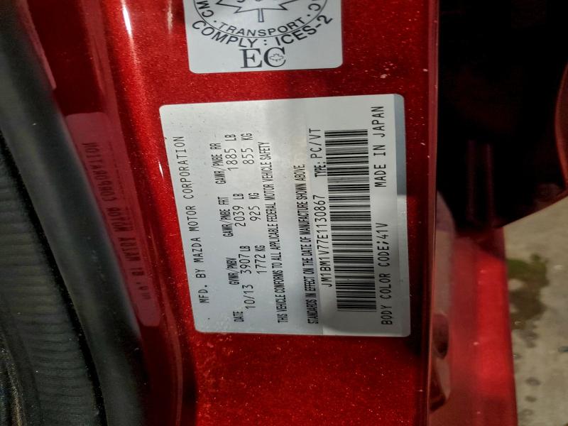 95843495 :رقم المزاد ، JM1BM1V77E1130867 vin ، 2014 Mazda Mazda3 Gs Sky 4dr مزاد بيع