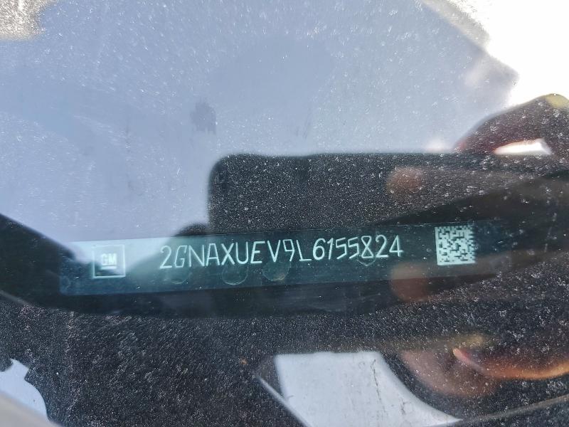 Продаж на аукціоні авто 2020 Chevrolet Equinox, vin: 2GNAXUEV9L6155824, номер лоту: 96303405