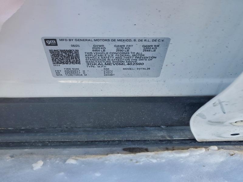 2021 Gmc Terrain მანქანა იყიდება აუქციონზე, vin: 3GKALMEV0ML402590, აუქციონის ნომერი: 94721875