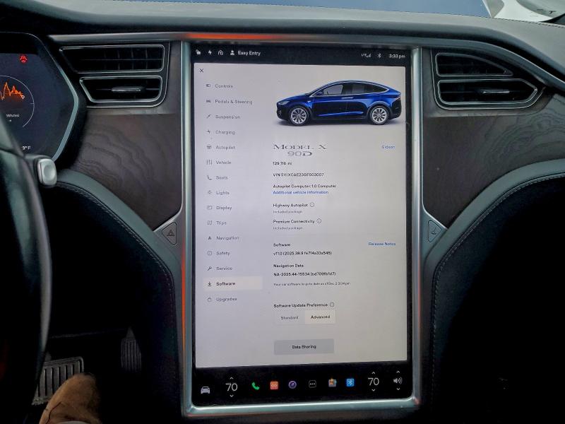 Aukcja sprzedaży 2016 Tesla Model X, vin: 5YJXCAE23GF003007, numer aukcji: 94377875