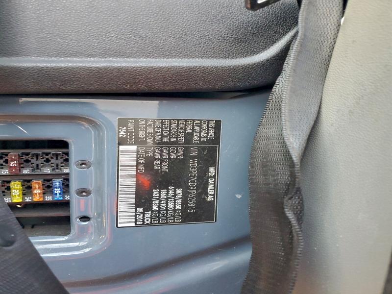 Aukcja sprzedaży 2018 Mercedes-benz Sprinter 2, vin: WD3PE7CD9JP625815, numer aukcji: 85439735