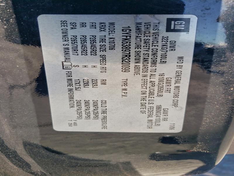 Продаж на аукціоні авто 2007 Cadillac Escalade, vin: 1GYFK63897R320099, номер лоту: 96947255