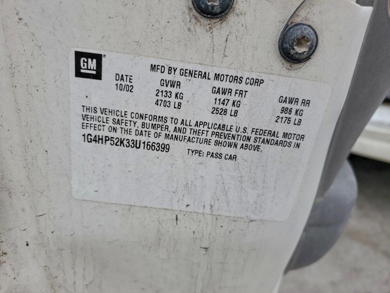 95155425 :رقم المزاد ، 1G4HP52K33U166399 vin ، 2003 Buick Lesabre مزاد بيع