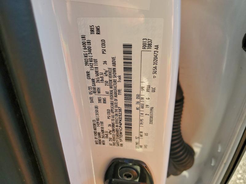 Aukcja sprzedaży 2023 Ford F150, vin: 1FTEW1CP4PKE52387, numer aukcji: 95624235