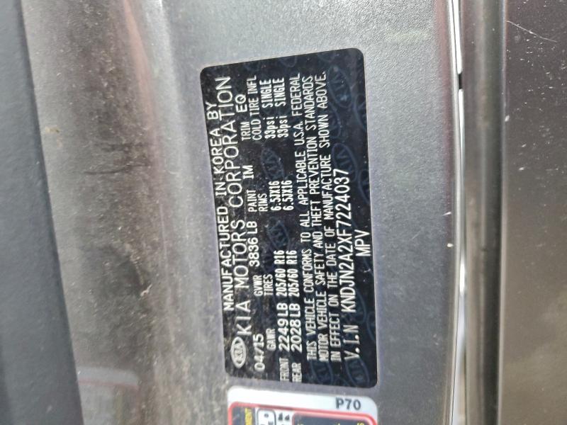 Aukcja sprzedaży 2015 Kia Soul, vin: KNDJN2A2XF7224037, numer aukcji: 94869285